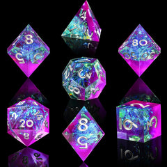 AUSTOR natural resin dice that are durable and eco-friendly.