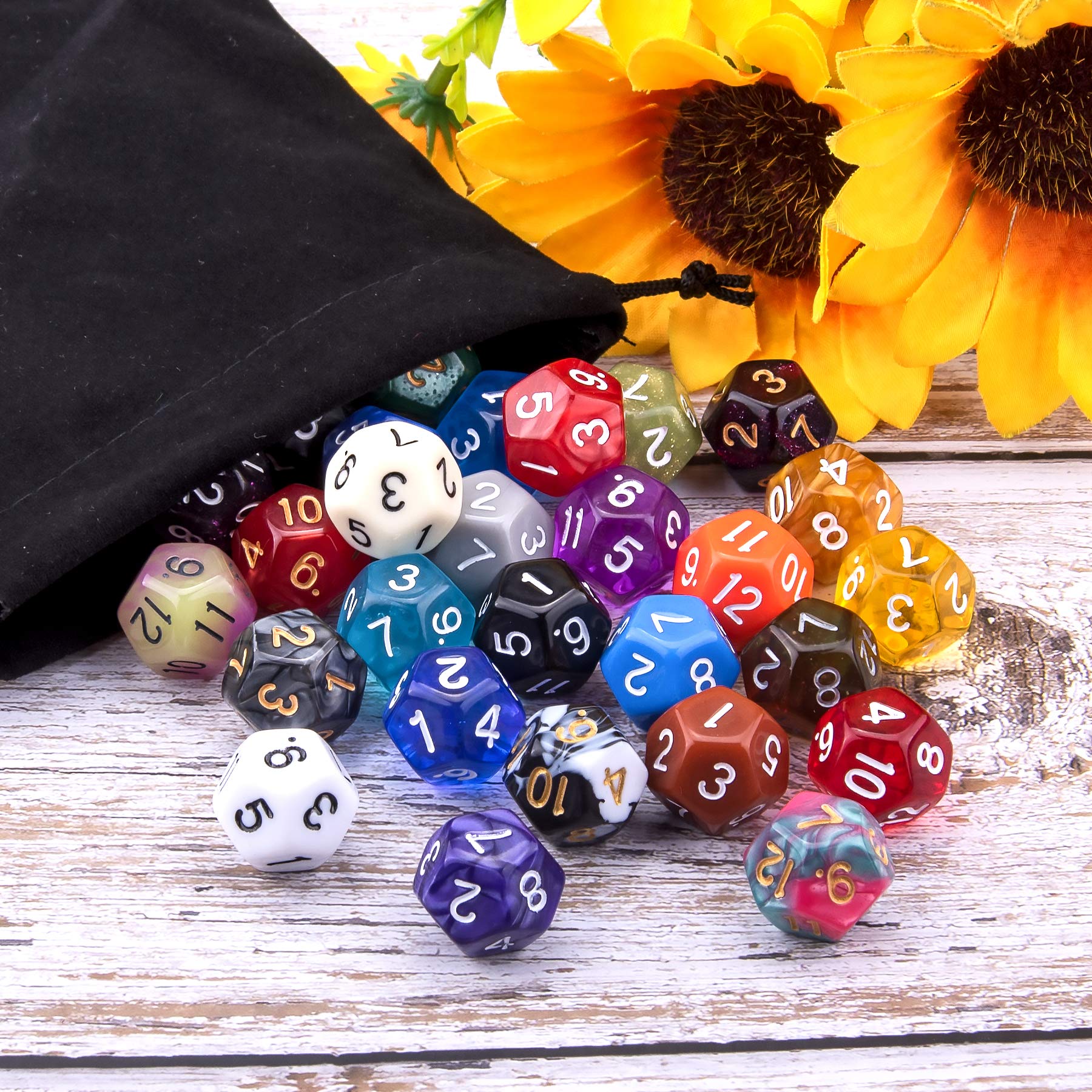 Durable acrylic Austor dice with waterproof coating for long-lasting play