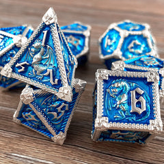 AUSTOR polyhedral dice set ideal for RPGs, MTG, and tabletop sessions.