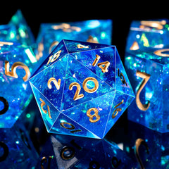 Versatile AUSTOR DND dice suitable for D&D, MTG, and tabletop RPGs.