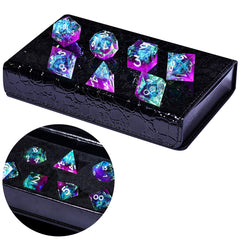 AUSTOR violet and blue colorway enhances gaming atmosphere.