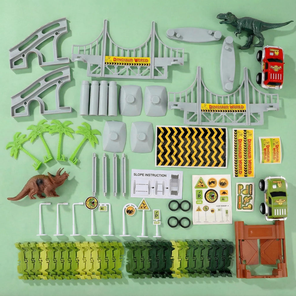 AUUGUU tracks in use with kids deliver imaginative, cooperative play