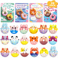 AUUGUU donut squishy toy card front, a delightful classroom gift idea.