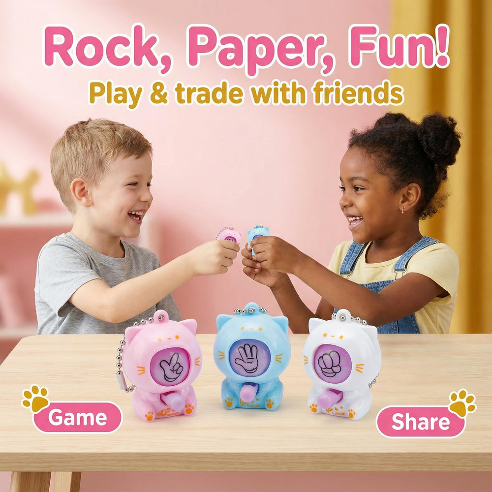 AUUGUU kid-safe plastic keychains with smooth edges