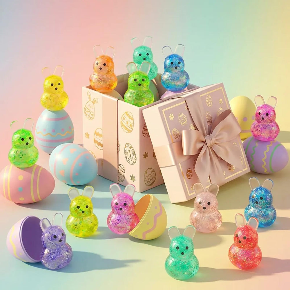AUZXMCN Soft bunny stress toy provides tactile relaxation during celebrations.