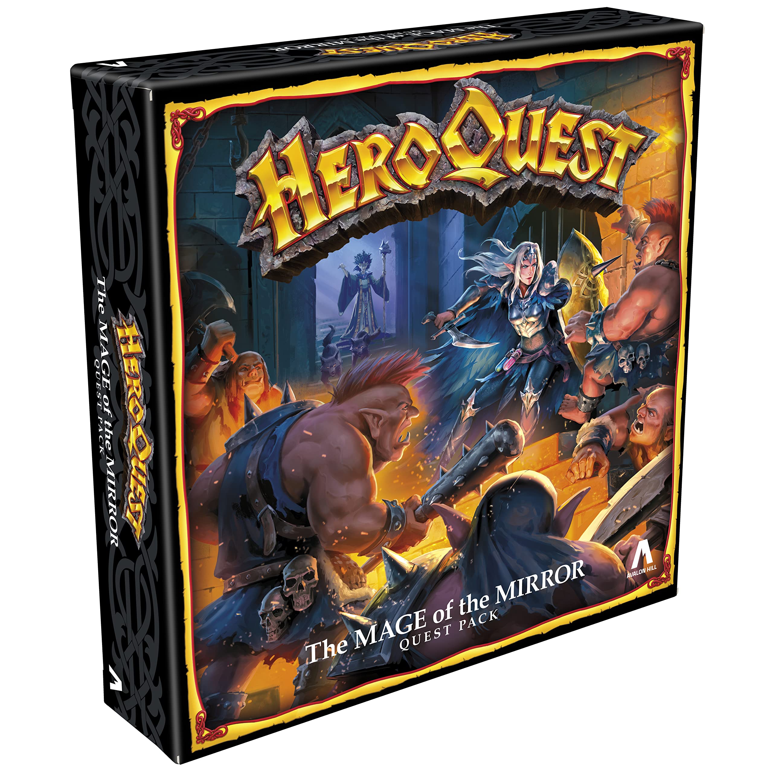 Avalon Hill HeroQuest Mage of the Mirror cover art for immersive setup