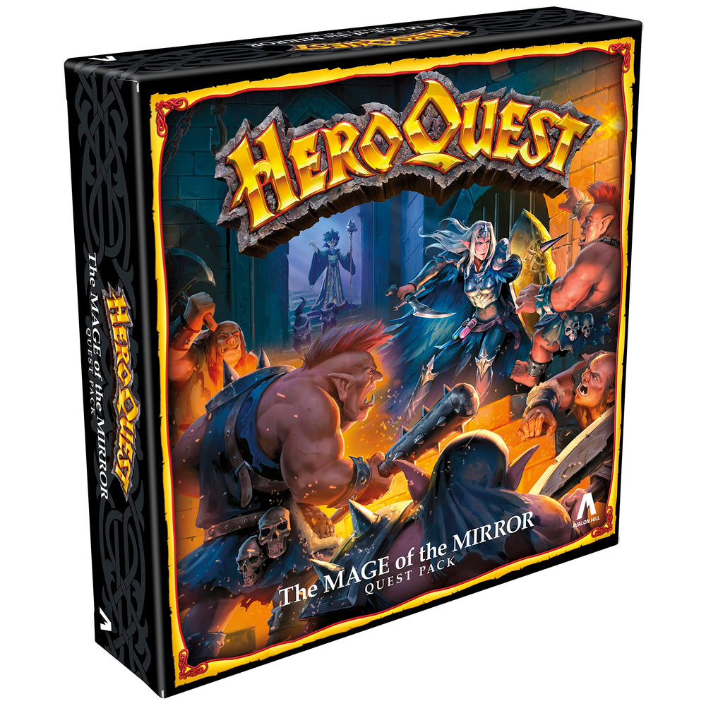 Avalon Hill HeroQuest Mage of the Mirror cover art for immersive setup