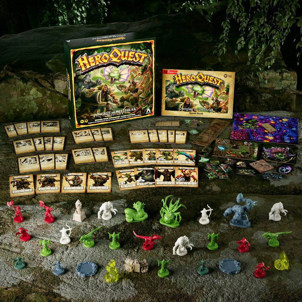 Avalon Hill HeroQuest serpent miniature enhances perilous exploration and boss-style challenges.