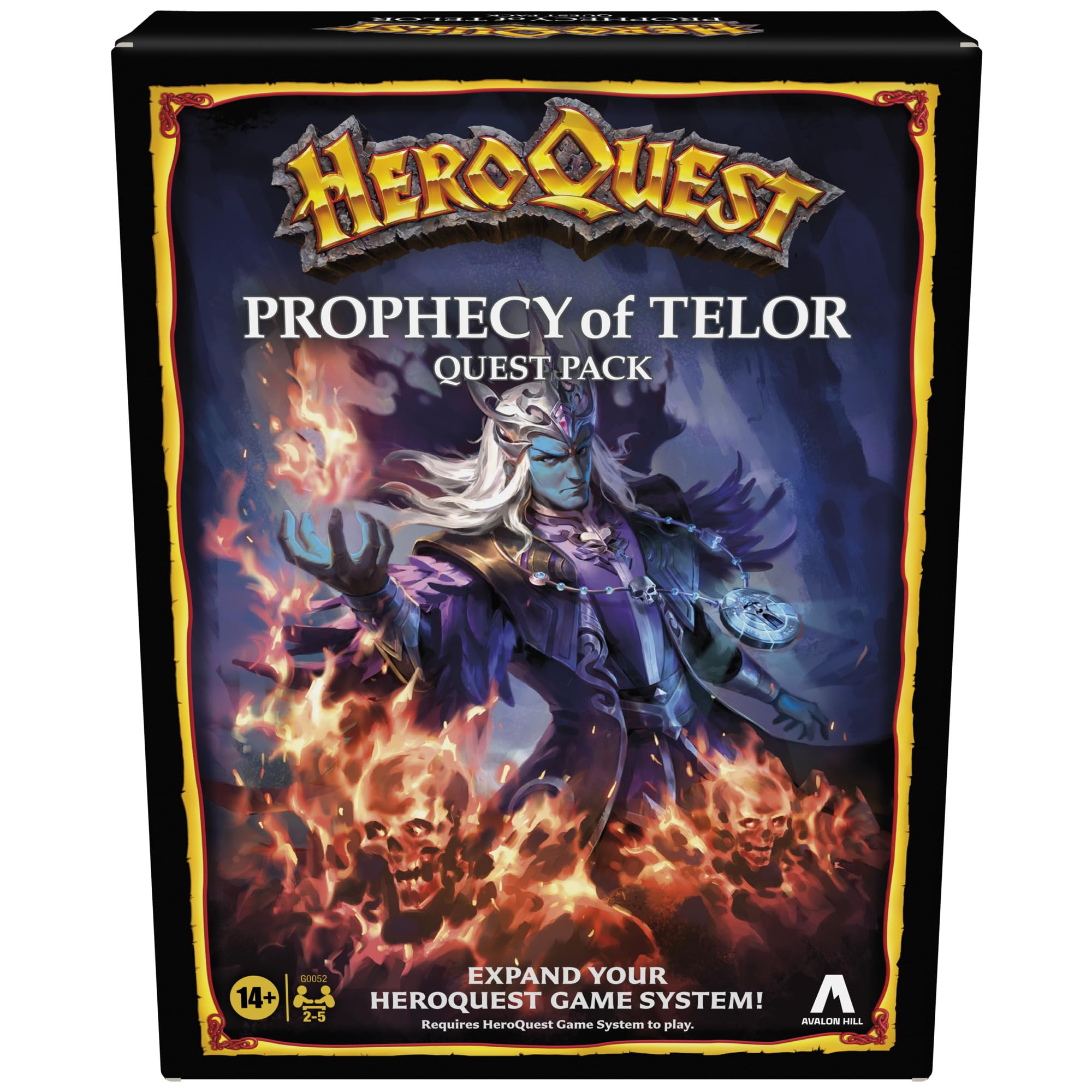 Avalon Hill Prophecy of Telor cover image inviting cooperative dungeon adventures.