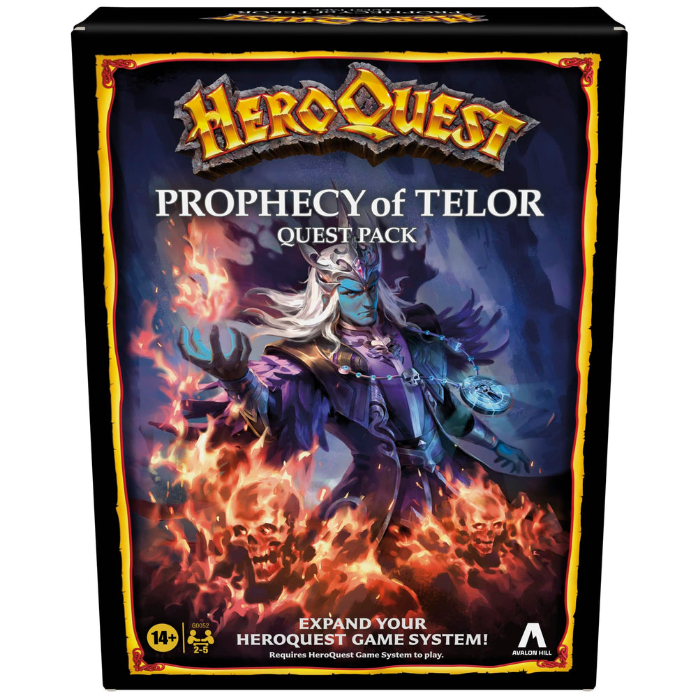 Avalon Hill Prophecy of Telor cover image inviting cooperative dungeon adventures.