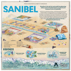 Avalon Hill Sanibel 212 shell tiles create a bright coastal setup.
