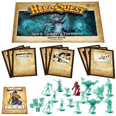 Avalon Hill Spirit Queen's Torment ghostly turquoise monster adds challenge.