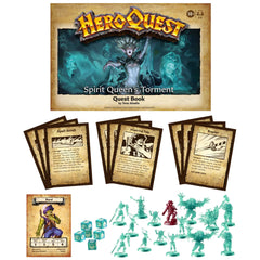 Avalon Hill Spirit Queen's Torment turquoise monster miniature adds haunting flavor.