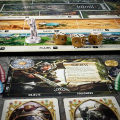 Avalon Hill Talisman Nemesis setup area showing play layout