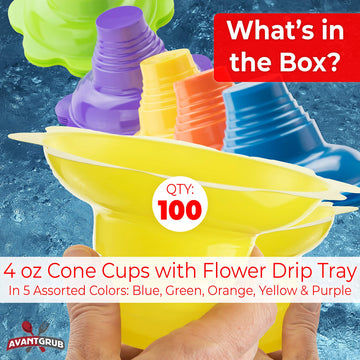 Avant Grub drip-catching flower rim design protects clothing from spills during treats.
