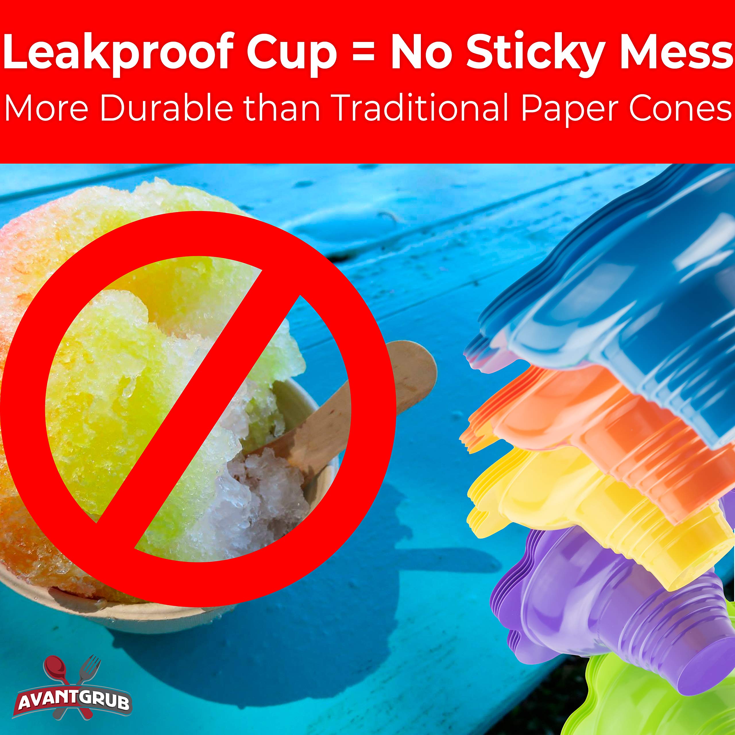 Avant Grub standalone cups stay upright for easy, uninterrupted snacking.