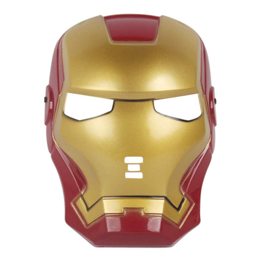 Avazera Golden superhero mask - front view with vivid printing for immersive play.