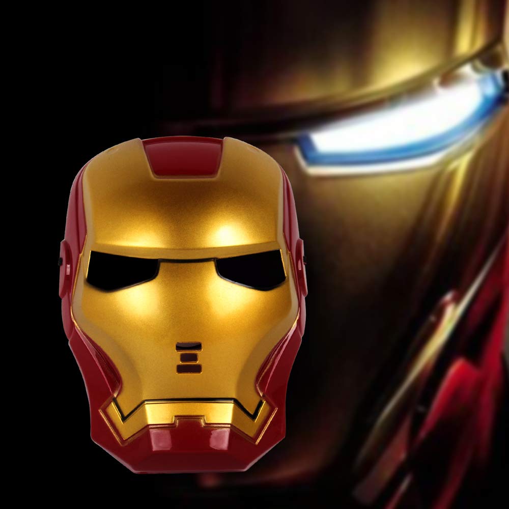 Avazera Golden superhero mask - packaging image displayed for gifting or storage.