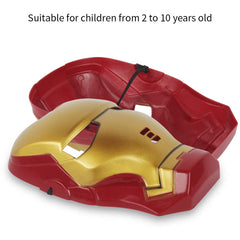 Avazera Golden superhero mask - strap closeup highlighting secure elastic fastening.