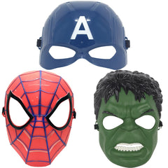 Avazera superhero mask for kids front view with bold printing for imaginative play