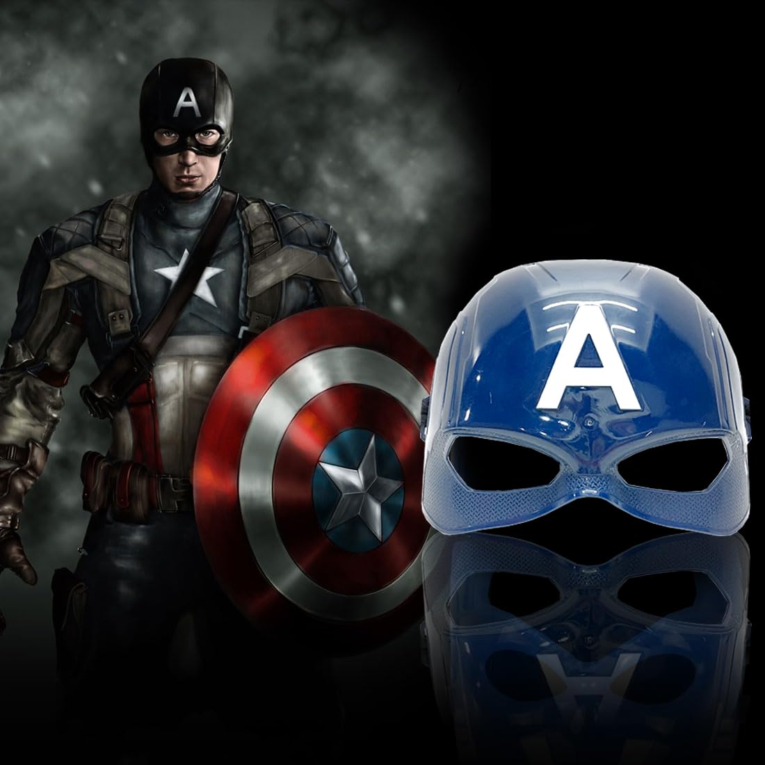 Avazera superhero mask for kids with strap ready for party cosplay