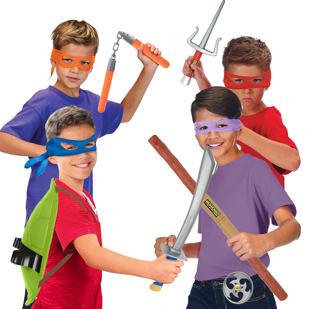 Avazera Turtle shell prop includes accessories for playtime.