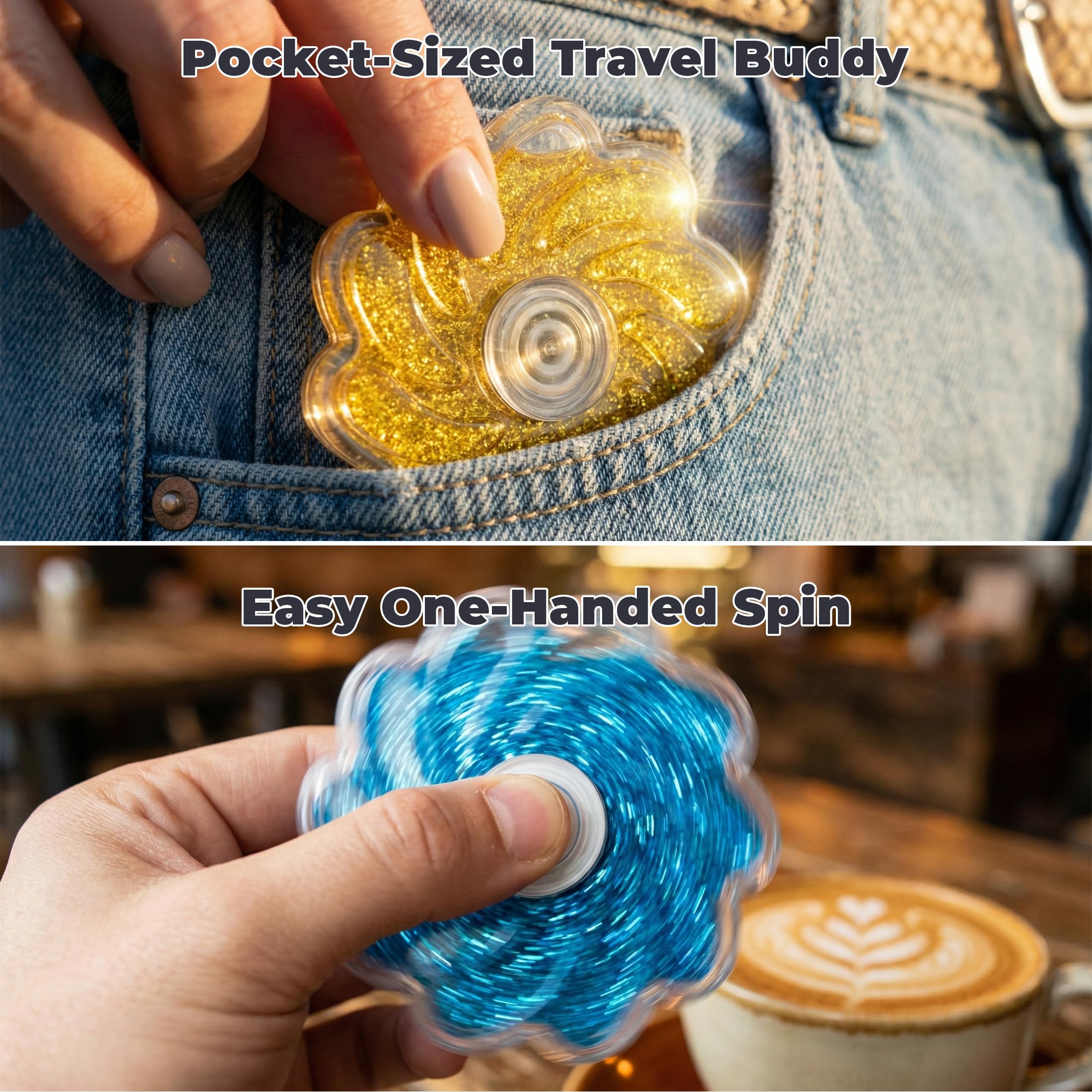 Aveloki colorful flower spinner makes a fun party favor for kids