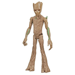 The AVN Titan Hero Groot dynamic pose invites imaginative play and storytelling.