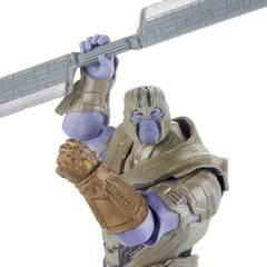 Avengers Endgame Warrior Thanos Deluxe figure, diorama-ready for dynamic battles