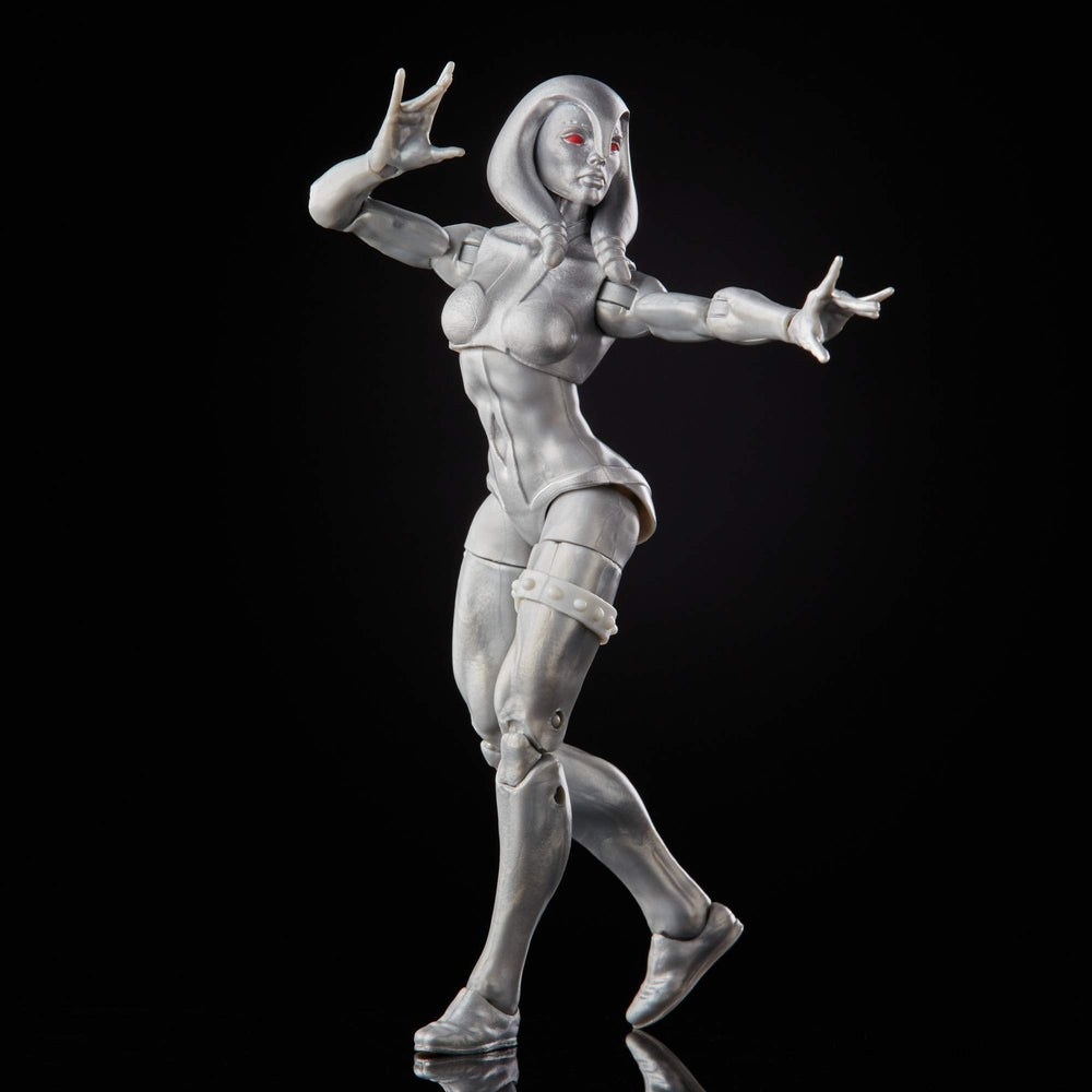 Avengers Jocasta figure close-up emblem for authentic Marvel look