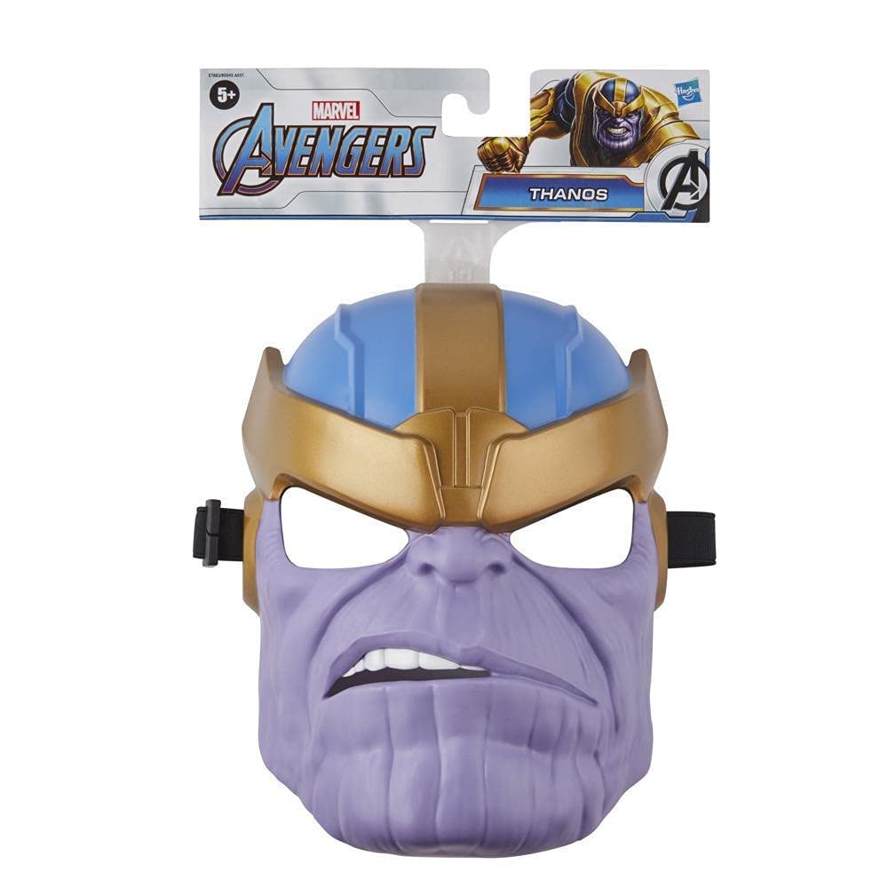 Avengers Thanos mask side view highlighting classic design for role-play