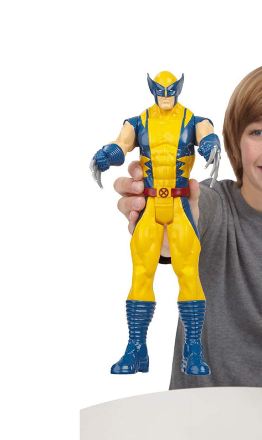 Avengers Thor 12-inch figure front pose with hammer for heroic battles.