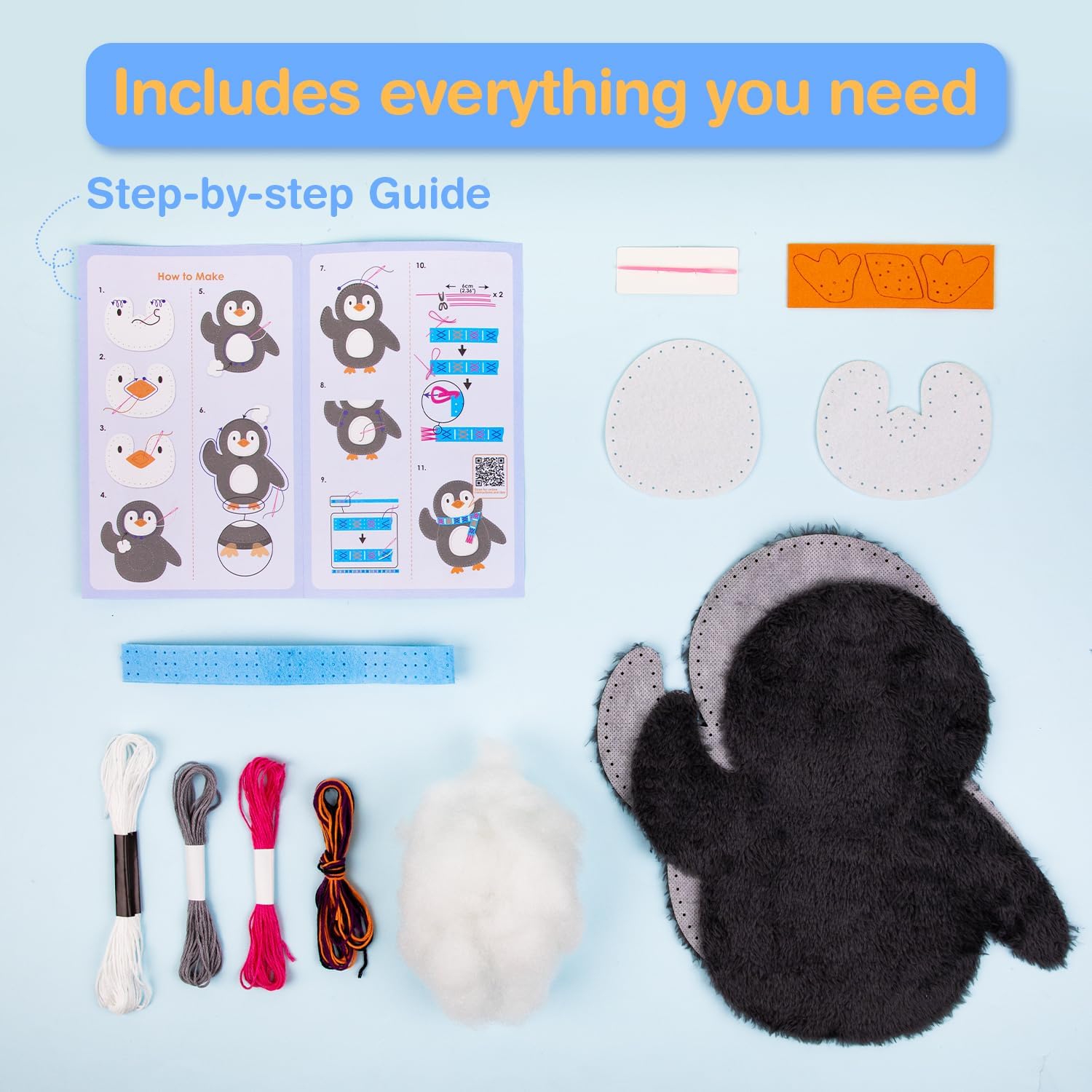 Avenir My First Sewing Kit Llama Plush spurs cozy crafting sessions for kids.