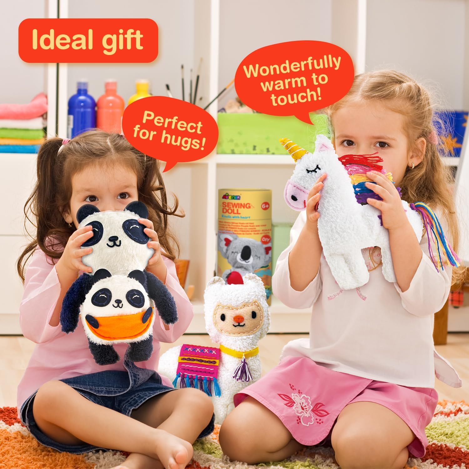 Avenir My First Sewing Kit helps kids assemble one adorable plush