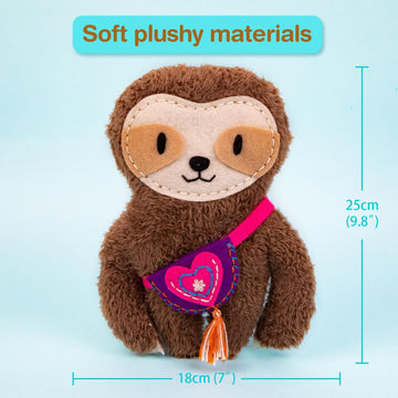 Avenir My First Sewing Kit Sloth presents a calm, mess-free sewing moment.