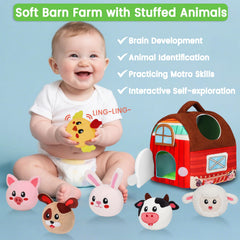 Avesa barn toy with openings for interactive fill-and-dump play.