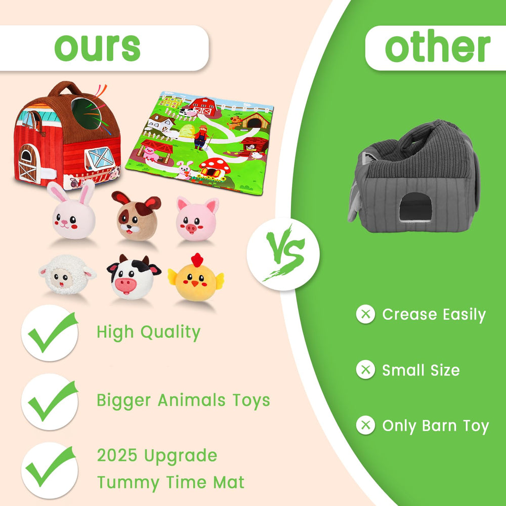 Avesa plush piglet toy supports gripping.