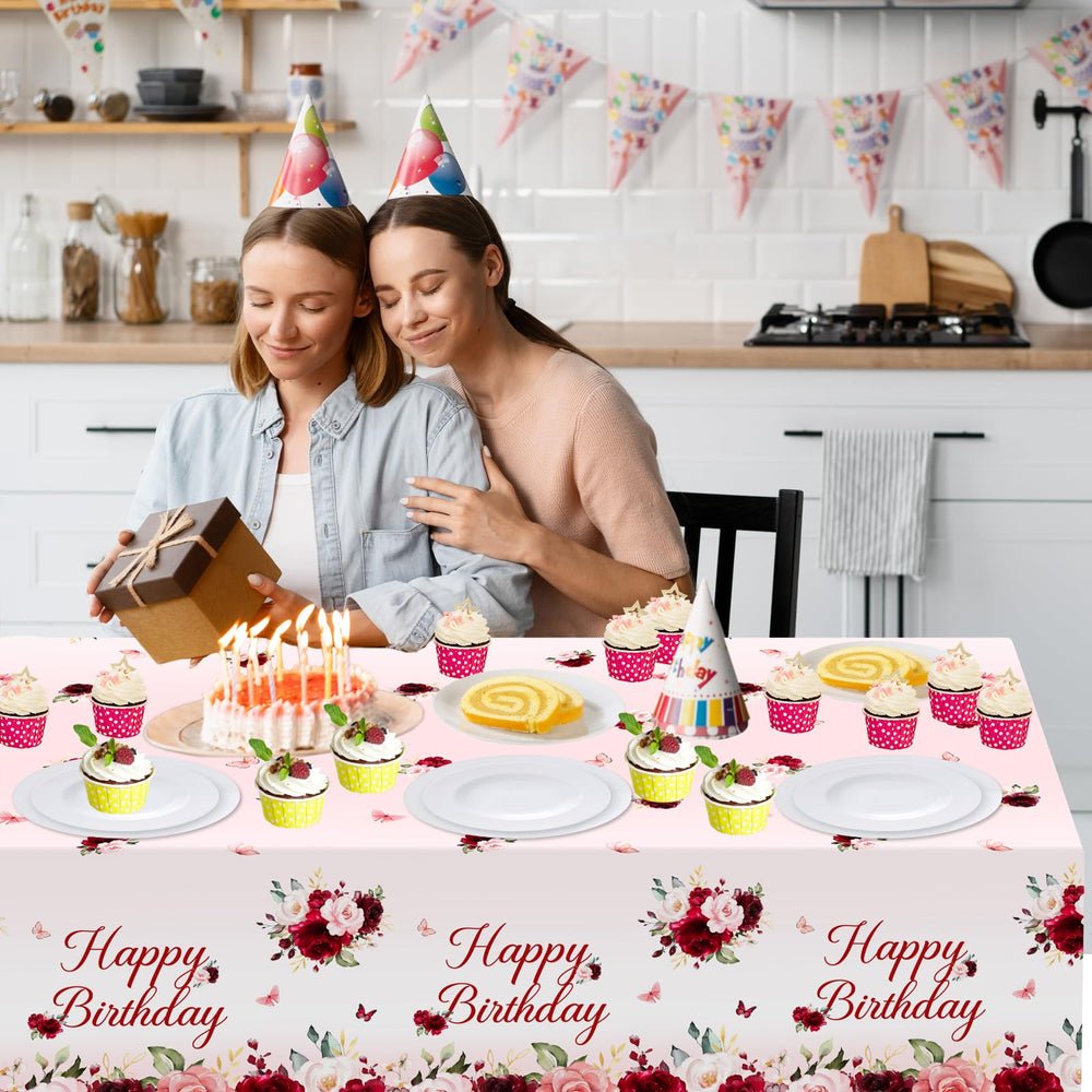Durable plastic keeps your surface protected from spills and stains.