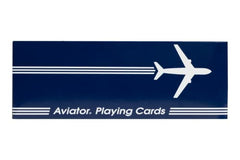 Aviator plastic-coated cards offer a sleek, durable finish for repeat play.