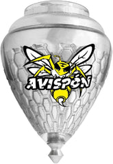 Avis-Pon Hornet metal tip delivers longer, steadier spins and durable performance.