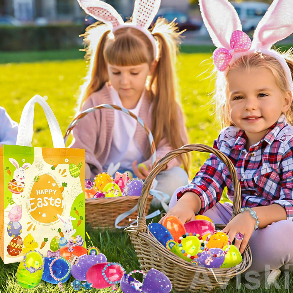 Aviski egg hunt basket, perfect size for little hands and gifting.