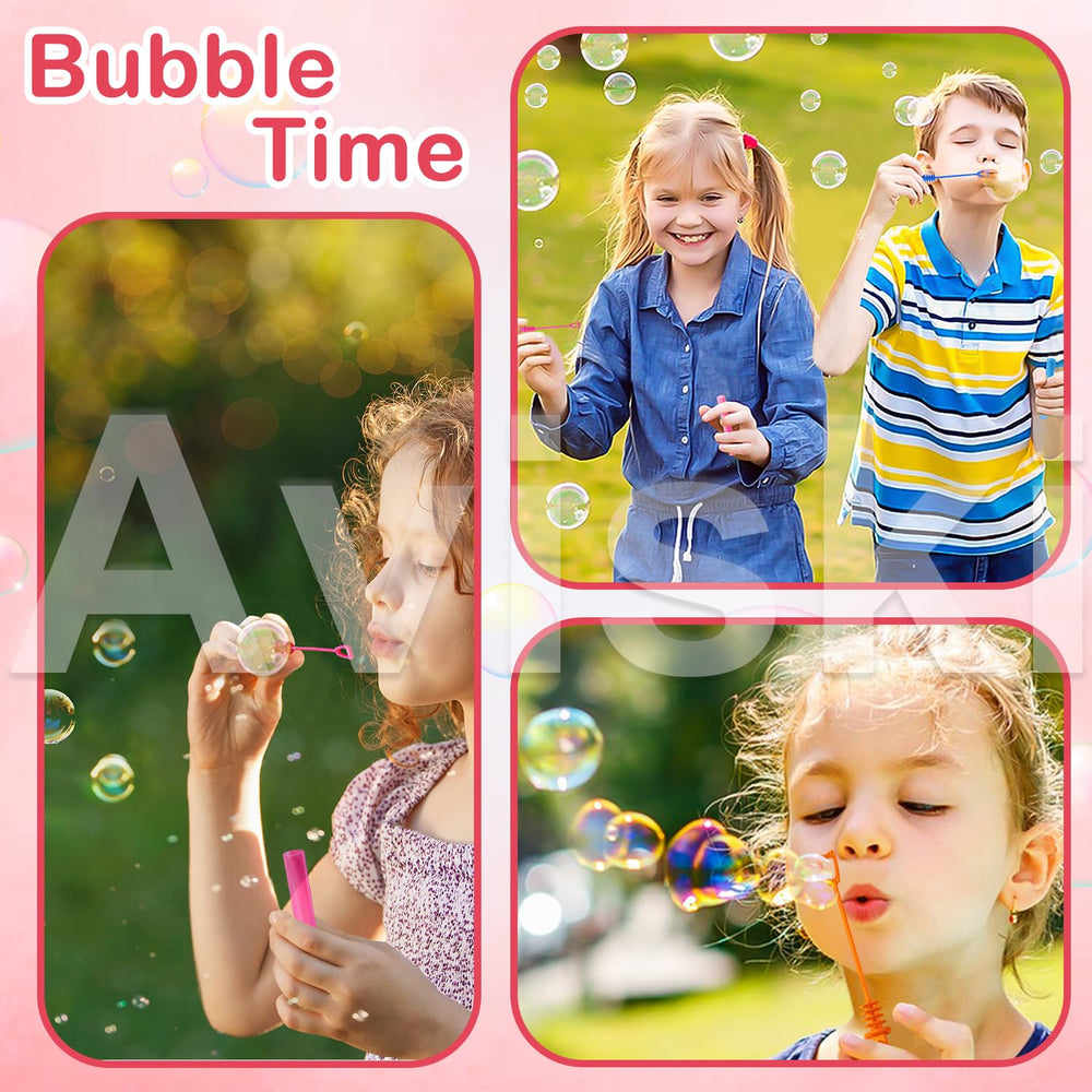 Aviski heart bubble wand in pink, ideal for kid celebrations.