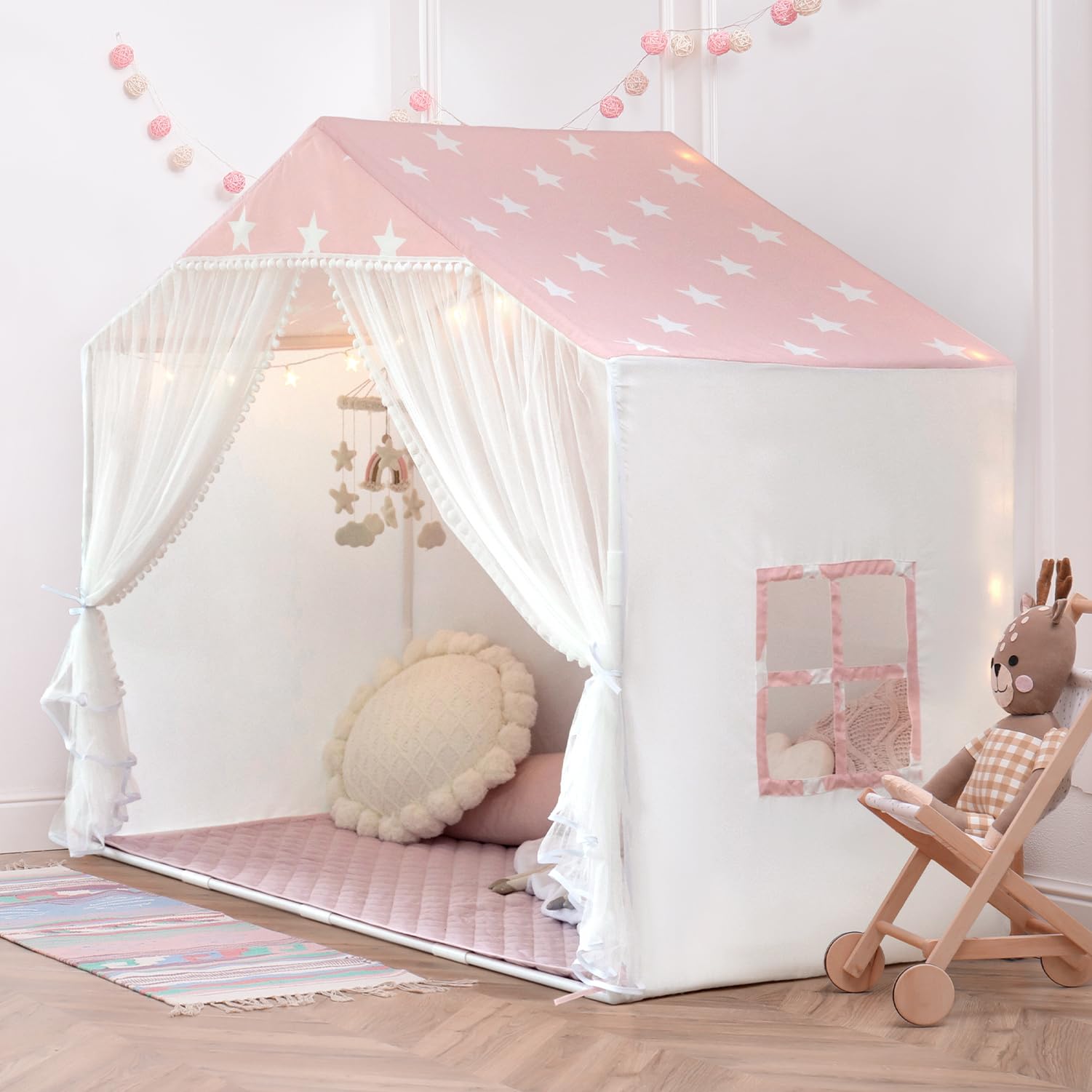 Avrsol gift-ready pink play tent ideal for birthdays and occasions.