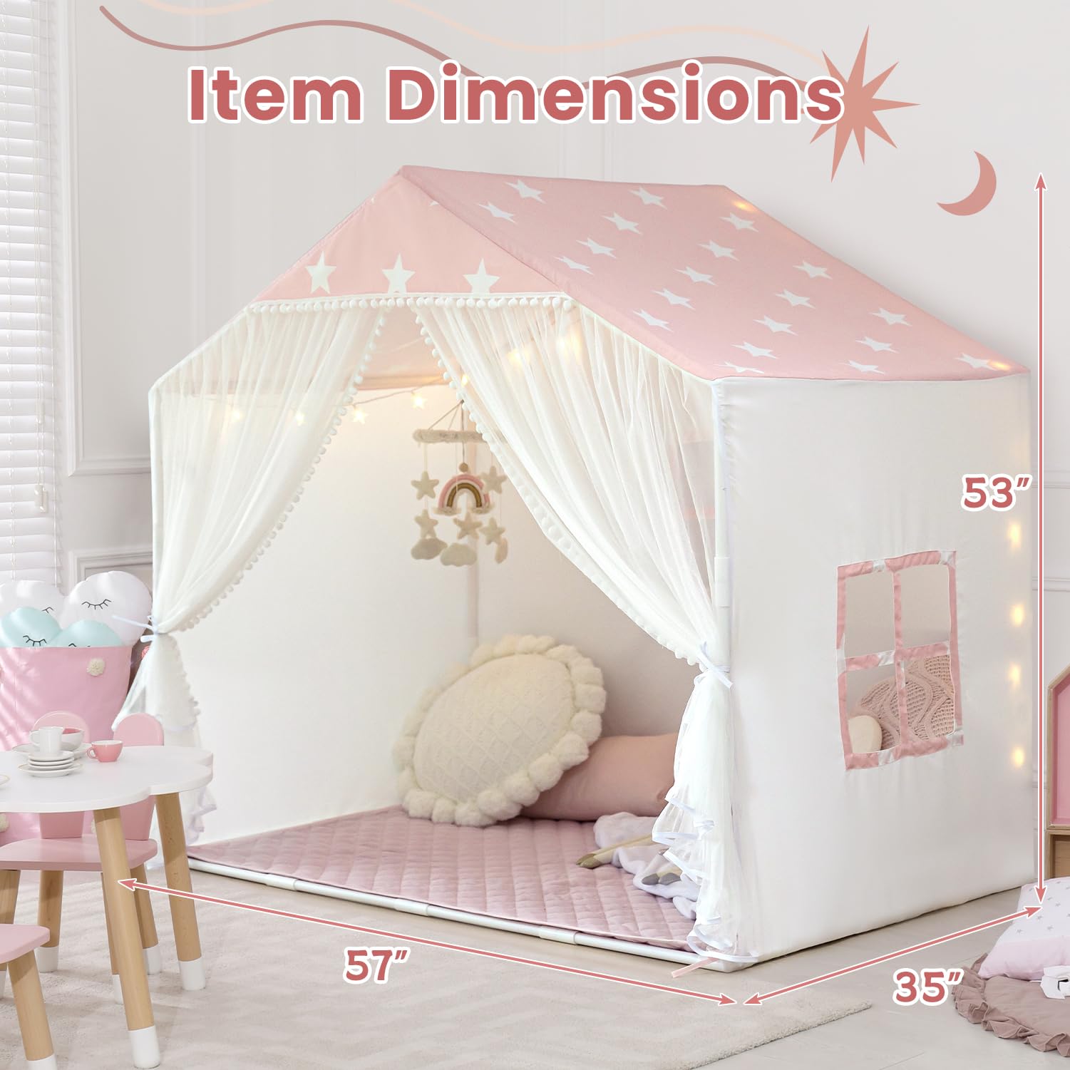 Avrsol play tent handmade sturdy frame built to last for years.