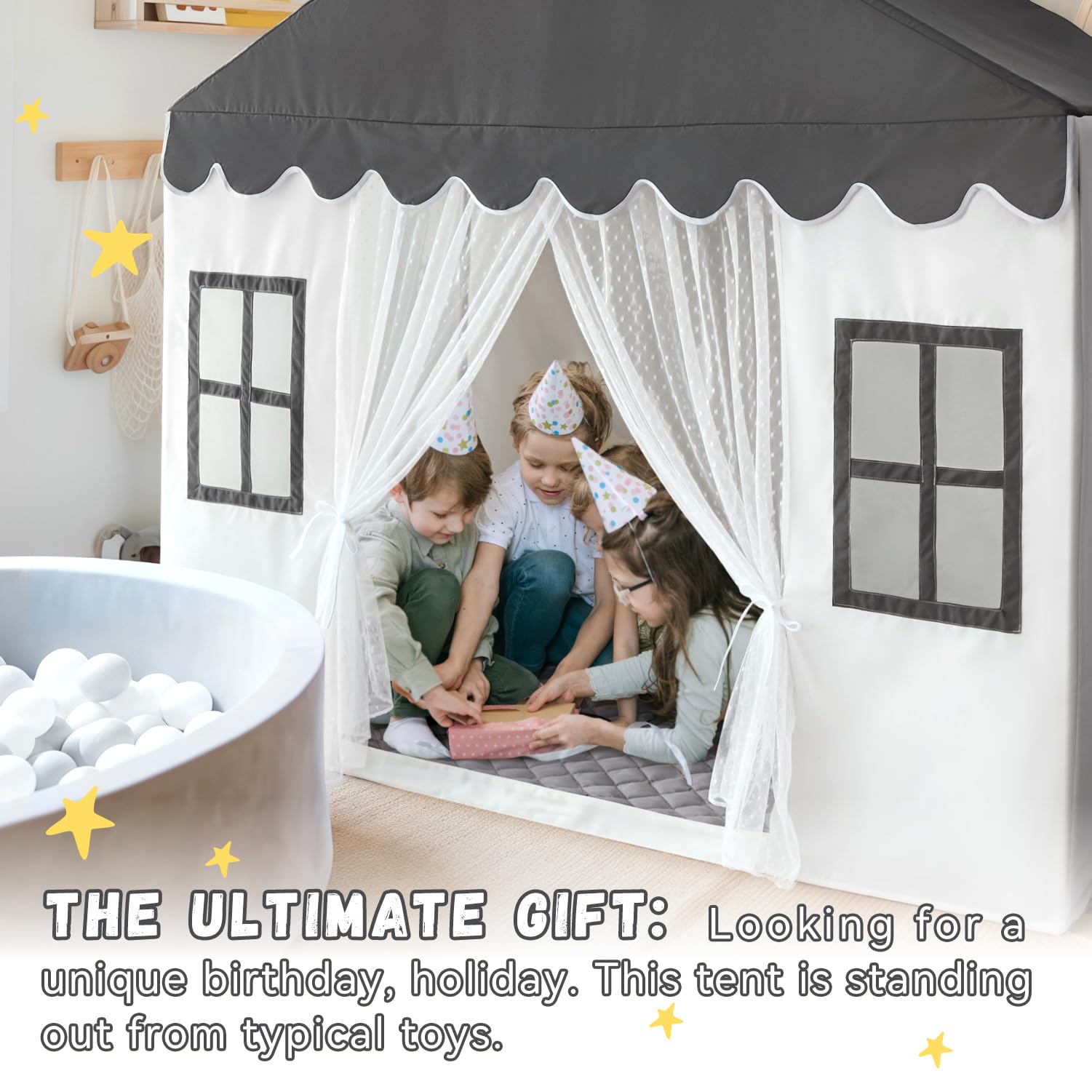 Avrsol play tent room scene showing kids exploring imagination.