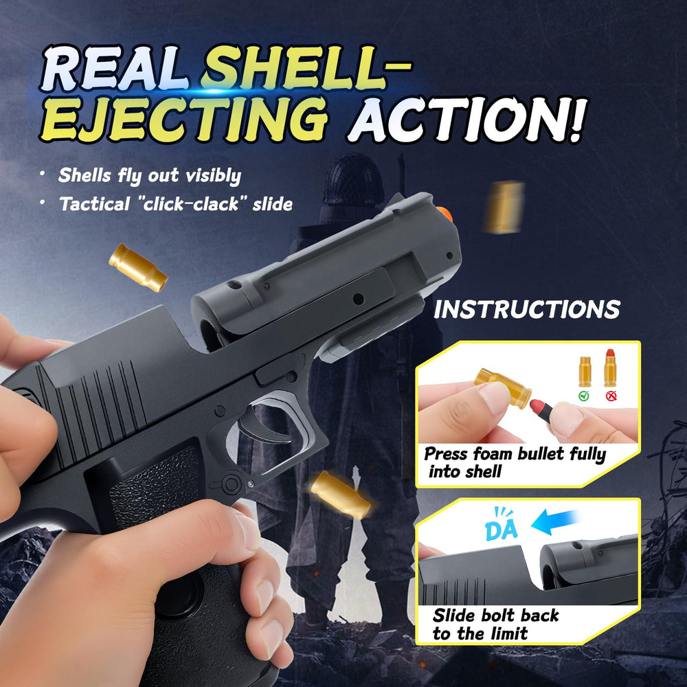 Awadas goggles included for eye protection during backyard battles
