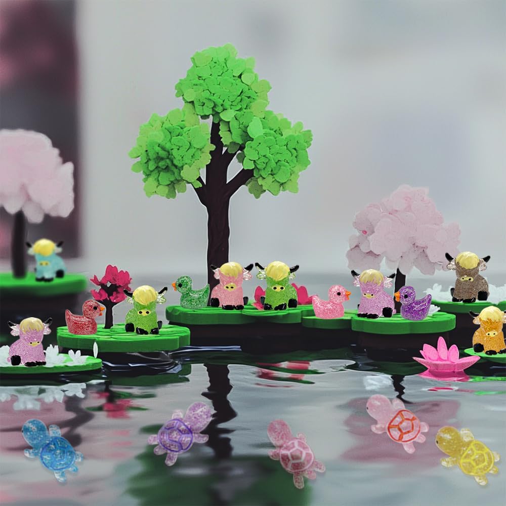 AWEELON axolotl resin figurine offers a cute accent for displays.