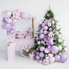 Awenztech 50-pack balloons with ribbon kit for quick party styling.