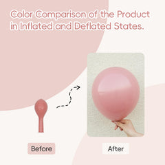 Awenztech balloon arch with dusty pink decor for boho weddings.
