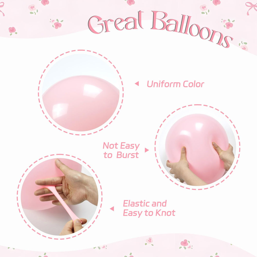awenztech clear bow balloons 12inch set for versatile backdrop decor.